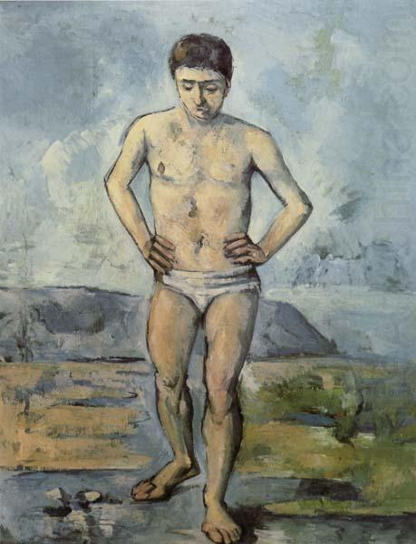 Paul Cezanne Man Standing,Hands on Hips china oil painting image